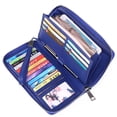 thumbnail image 4 of Monedero de mujer Laklulu, monedero de piel con cremallera y protección RFID, 4 of 5