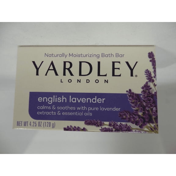 Yardley London English Lavender Calms & Soothes 120 g / 4.25 oz-Pack of 12