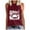 Red, variant on TSADFHJI Christmas Tops for Women with Lights Womens Summerdresses Beach Graphic Tank Tops Summer Casual Tanks Vest Country Music Vintage Tank S White