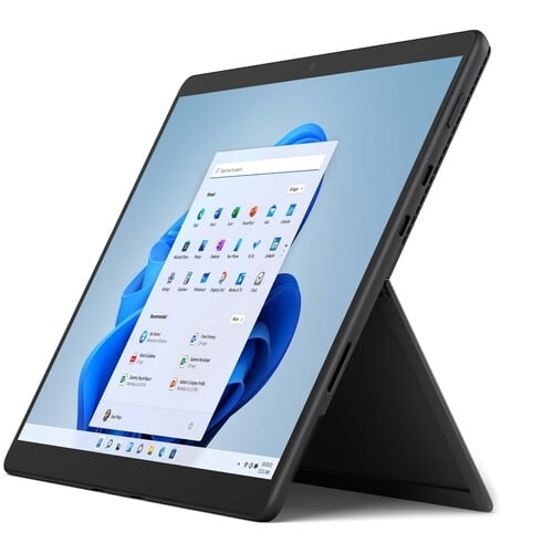 Restored Microsoft Surface Pro 8 13" (256GB, Unlocked, 2.40GHz) Win11P, Graphite