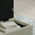 thumbnail image 4 of 46.5" Upholstered Storage Bench in Beige, 4 of 8
