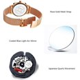 thumbnail image 5 of Relojes de muñeca para mujeres Regalos de reloj de pulsera analógica de muñequería para mujeres para mujeres esquí esquí Gafas de esquí, 5 of 5