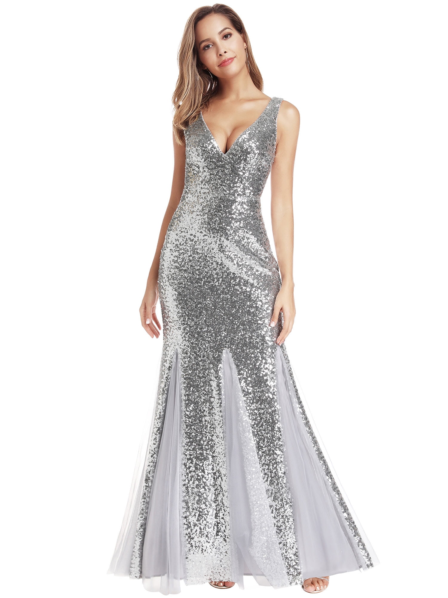 dark gray sequin dress