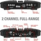 Boss Audio Phantom 1600W Amplificateur Mosfet Stable Classe A/B 2 canaux – image 3 sur 6