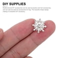 thumbnail image 4 of Miangastore 20 Pcs Embellissements Flocon de Neige Décorations de Mode Accessoires DIY Uniques, 4 of 9