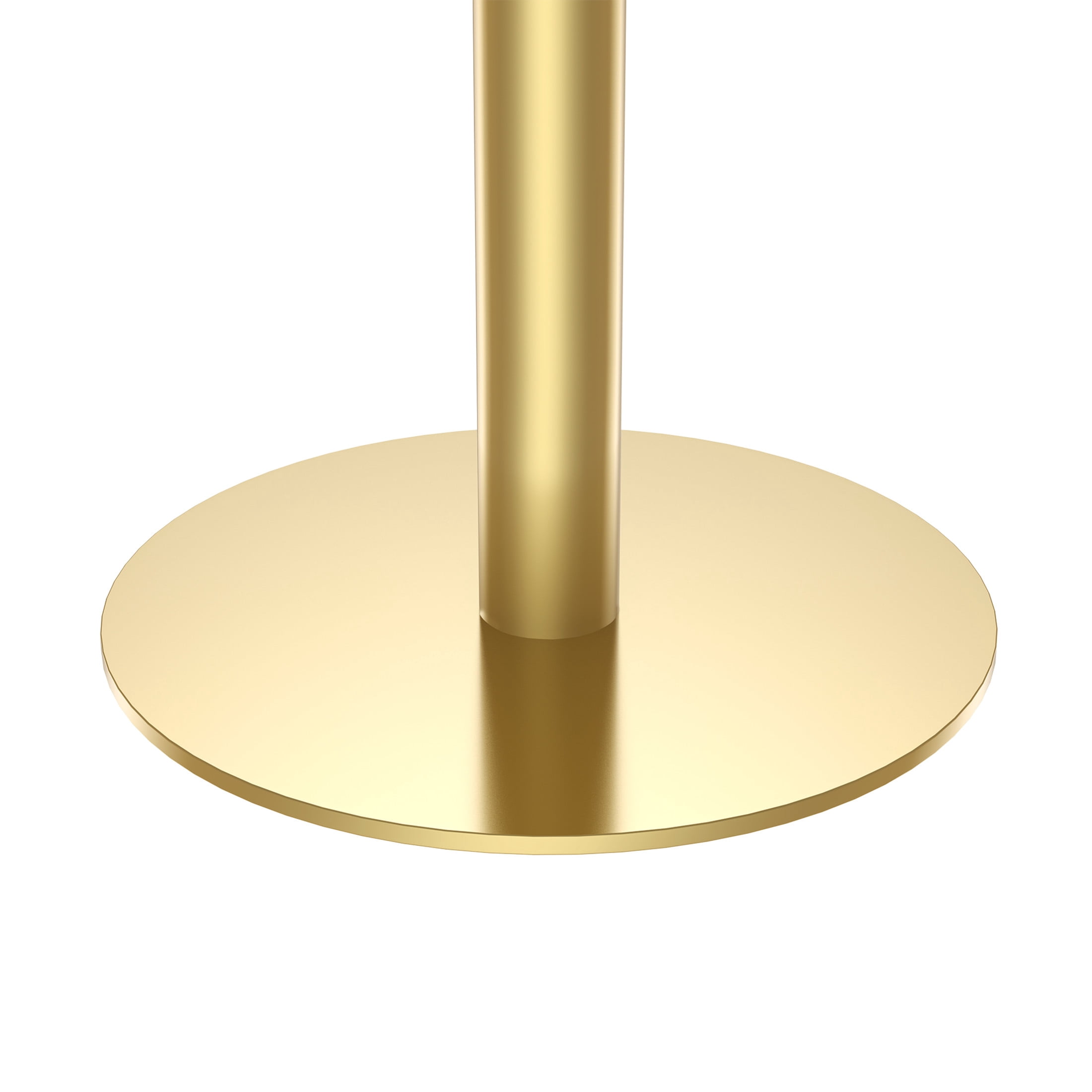 Noble House 31.5" Square Dining Table with Faux Marble Top, Luxury Bistro Table with Stainless Steel Legs, White & Gold