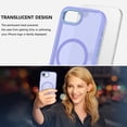 thumbnail image 4 of Funda para teléfono móvil BENTOBEN iPhone 16e de 6.1 pulgadas, magnética, color lavanda, 4 of 9