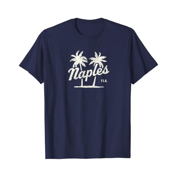 Naples Florida Vintage 70s Palm Trees Graphic T-Shirt
