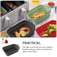 thumbnail image 2 of Naiovety Cesta de silicona para freidora de aire, bandeja reutilizable, utensilios para hornear, molde para Airfryer de Pizza, bandeja para hornear Herramientas y accesorios para hornear 3 piezas/gris Naiovety HA083592-05, 2 of 6