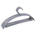 thumbnail image 1 of Laundry Plastic Household 10Pcs Non Slip Coat Hanger Semicircle Thickened Adult Clothes Rack For Home Shop DormitoryGray, 1 of 1