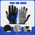 thumbnail image 3 of Guantes De Ciclismo Guantes de ciclismo Guantes de bicicleta Pantalla táctil antideslizante Dedo completo para ciclismo al aire libre, 3 of 7
