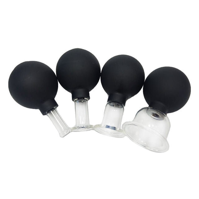 Juego de ventosas faciales de 4 ños, , facial al vacío, taza anticelulítica, funciona para líneas y arrugas, , m Sunnimix Terapia de catación