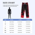 thumbnail image 4 of Logiee Black Panther Red Background Print Pajama Pants for Men,Men’s Pajama Bottoms,Mens PJ Pants with Pockets & Button Fly-XX-Large, 4 of 6
