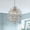 Brushed Champagne Silver, variant on The Lighting Store Dalia Indoor 3-light Crystal Chandelier Brushed Champagne Silver