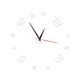 thumbnail image 1 of Wosthever Reloj de pared sin taladrar reloj espejo moderno Simple creativamente Horloge decoración del hogar TV Fondo salas de estar Decoración del hogar Plata Wosthever HA077364-03, 1 of 6
