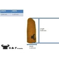 thumbnail image 2 of G & F 8128 Cowhide Leather Finger Guard, Finger Protection Fits All, Thumb Guard Sold Separately, 2 of 6