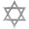 thumbnail image 2 of Northlight LED Lighted Sequined Star of David Hanukkah Outdoor Decoration - 36", 2 of 9