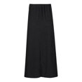 thumbnail image 5 of JAKANYQ Skirt For Women High Waist Midi Vintage French Pleated A-Line Flared Slimming Fashion Skirt Simple Stretchy, 5 of 8