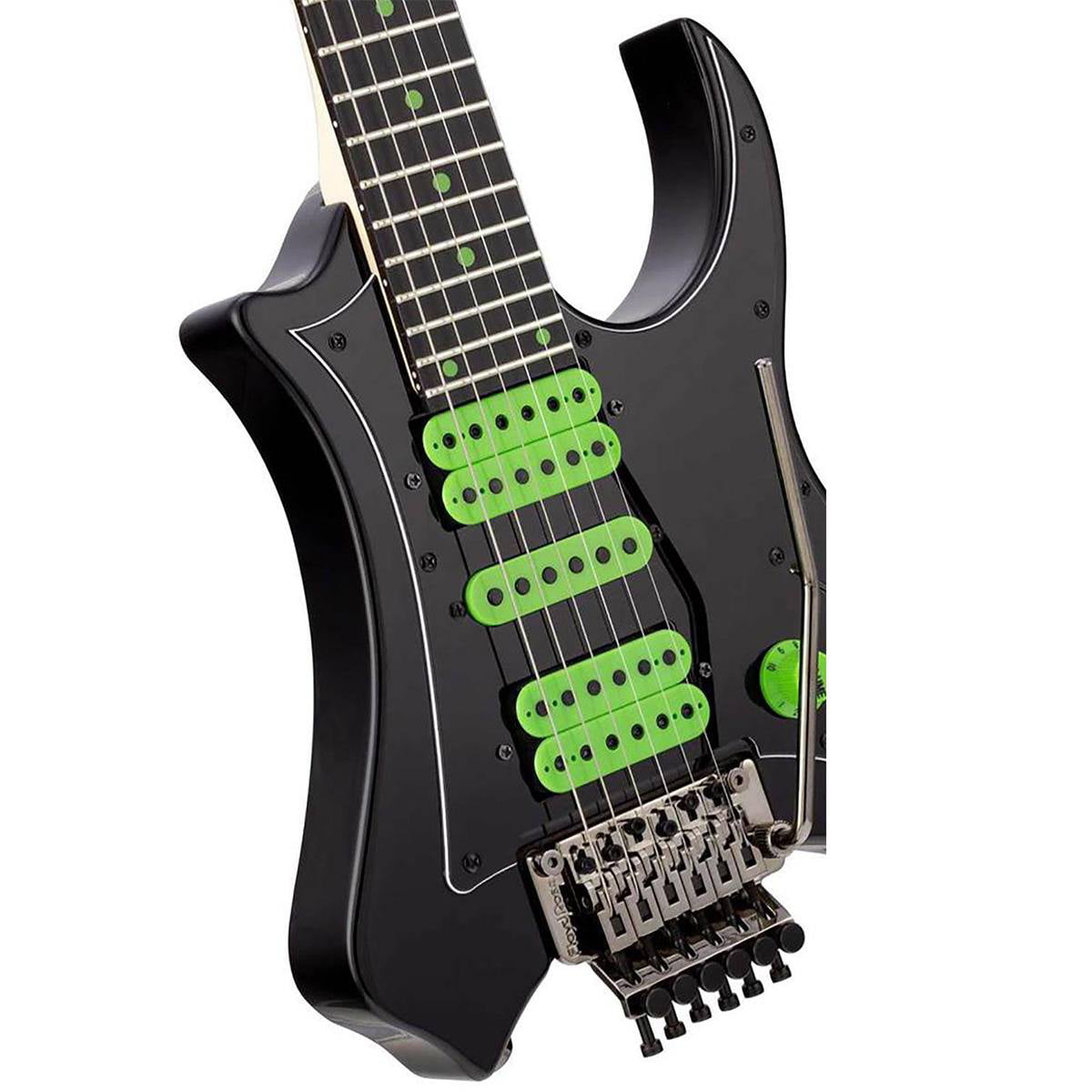 Traveler Guitar Vaibrant Deluxe VX Electric Guitar Cosmic Black, Ebony  Fretboard