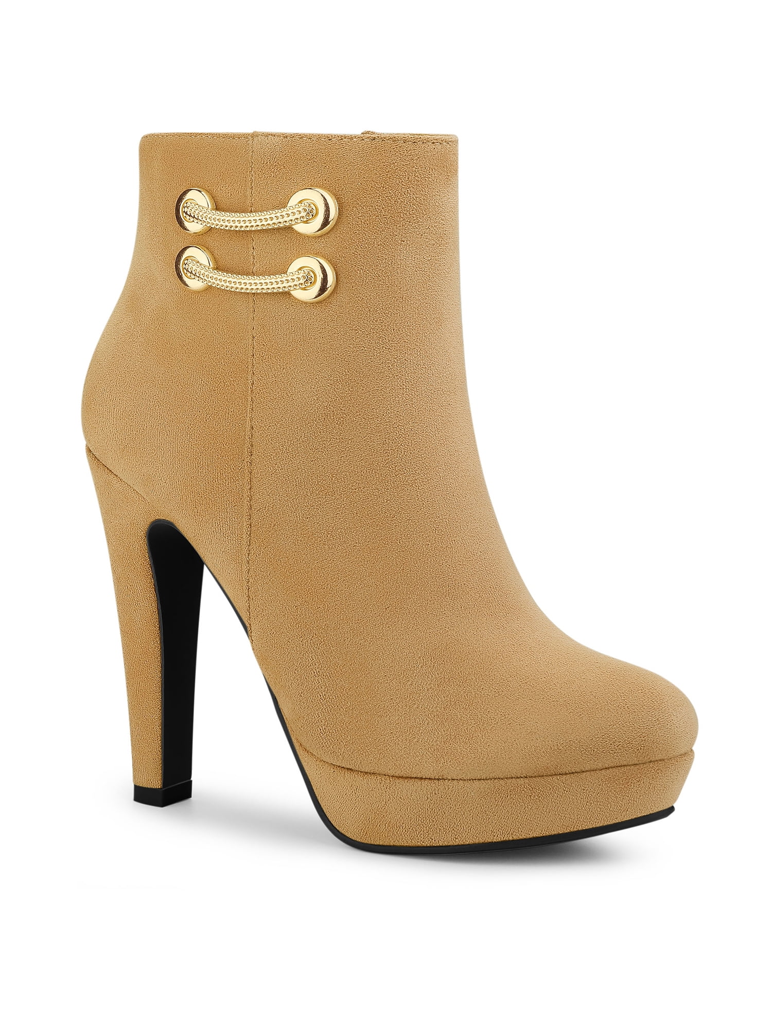 Details about   New Women's Round Toe Stilettos High Heels Color Stitching Ankle Boots Shoes sz 