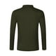 thumbnail image 5 of Blusa y camisa de manga larga con cuello vuelto para hombre, informal, lisa, de manga larga, deportiva, de poliéster, 5 of 6