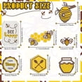 thumbnail image 3 of Buy 2 get 10% off 7 Pieces Bee Decor For Home Tiered Tray Decor Honey Decor Bee Wood Signs For Farms House Decoration (Warm Bee Styles), 3 of 4