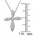 thumbnail image 4 of Sterling Silver Cross Necklace For Girls & Flower Girl Gift, 4 of 4