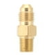 thumbnail image 4 of Adaptador 2PCS Adaptador de latón Accesorio de gas y aceite Macho recto AN4 a conector macho NPT de 1/8 pulg ANGGREK Otros, 4 of 8