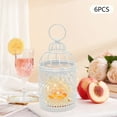 thumbnail image 6 of Miumaeov 6pcs Candle Holder Light Stand Lantern Candlestick Lamp Home Decor Gift Birdcage, 6 of 9