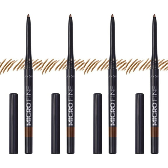 Avon Micro Fine Twist Up Brow Definer Pencil 0.13g | DARK BROWN | Set of 4