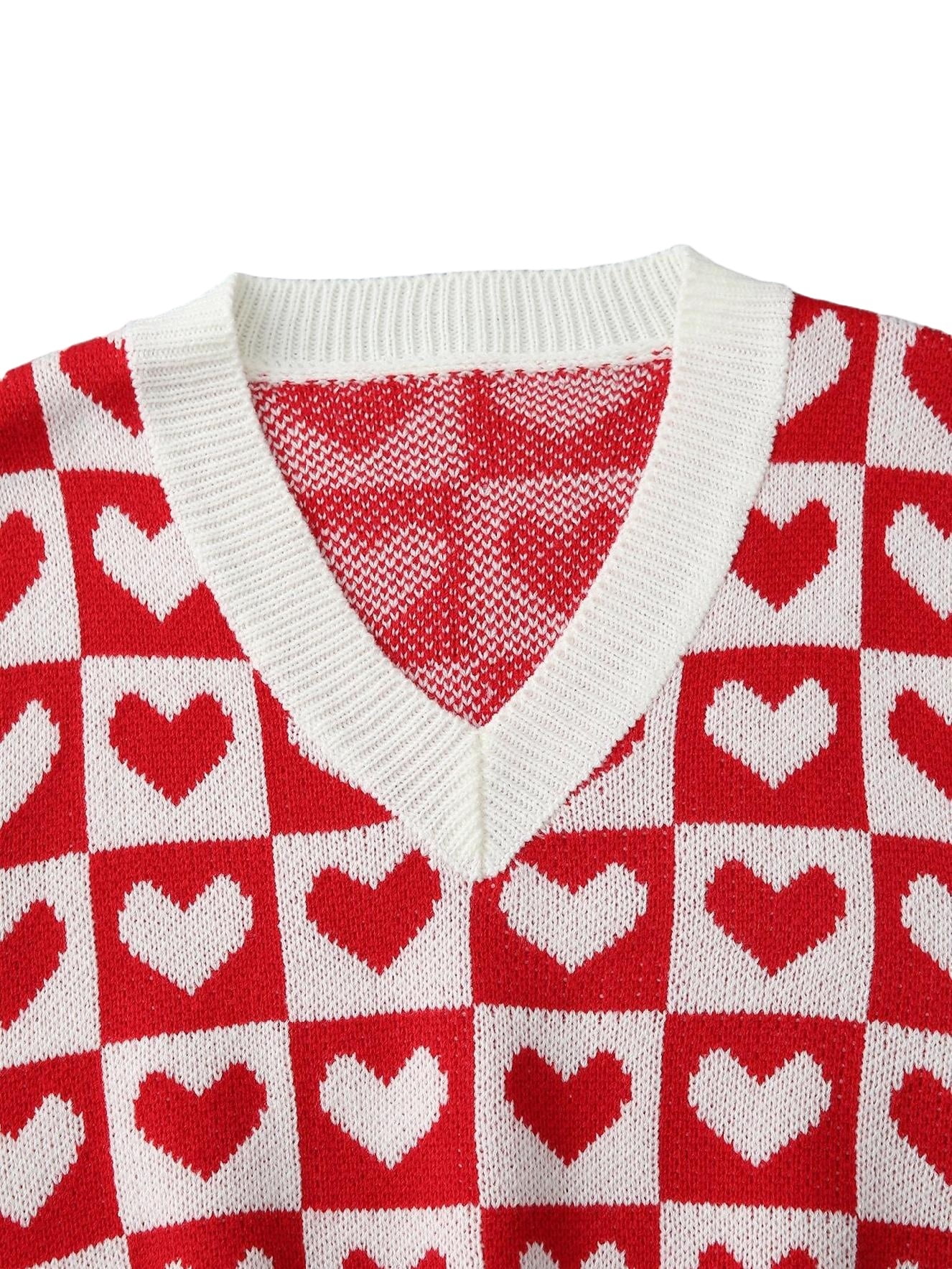 Korean Turtleneck Sweater Heart, Sweater Heart Sleeve