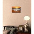 thumbnail image 2 of wall26 - Canvas Prints Wall Art - Magic Orange Sunset Over Sea | Modern Wall Decor/Home Decoration Stretched Gallery Canvas Wrap Giclee Print. Ready to Hang - 12" x 18", 2 of 4