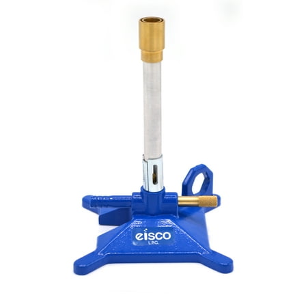 Eisco Scientific No Tip Bunsen Burner,Iron,LP Fuel CH0993LP
