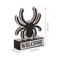 thumbnail image 3 of MesaSe Halloween Signe de Porte Halloween Plaque Signe de Porte d'Entrée Hanté Maison Signe Décor de Scène, 3 of 5