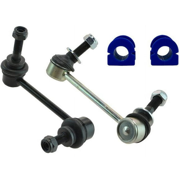 Front Sway Bar Link and Bushing Kit 4 Piece - Compatible with 2003 - 2009 GX470 2004 2005 2006 2007 2008