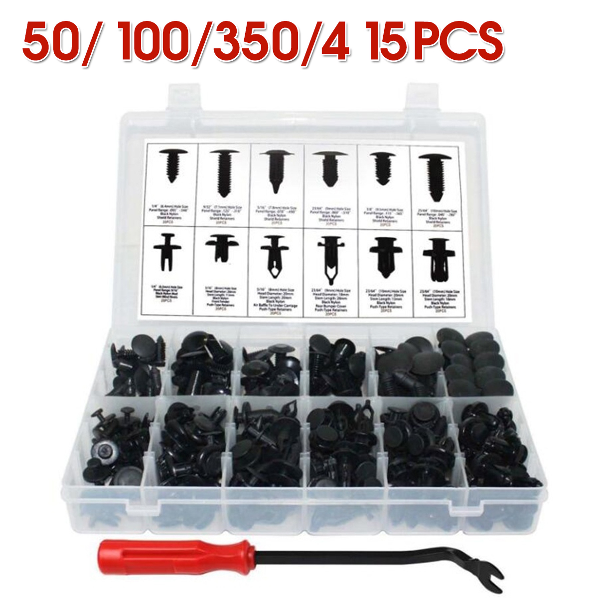 100PCS / 415PCS Auto Car Push Retainer Pin Rivet Trim Clip Panel