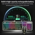 thumbnail image 4 of K670 Wireless Keyboard Mouse Combo Color Backlit Rechargeable Keyboard Mouse with Sleep Mode Black, 4 of 4