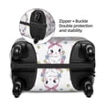 thumbnail image 4 of Fotbe Cartoon Cute Rabbit Luggage Cover Protector,Suitcase Protector,Scratch and Dirt Resistant,Fits 18-32 Inch Luggage-X-Large, 4 of 9