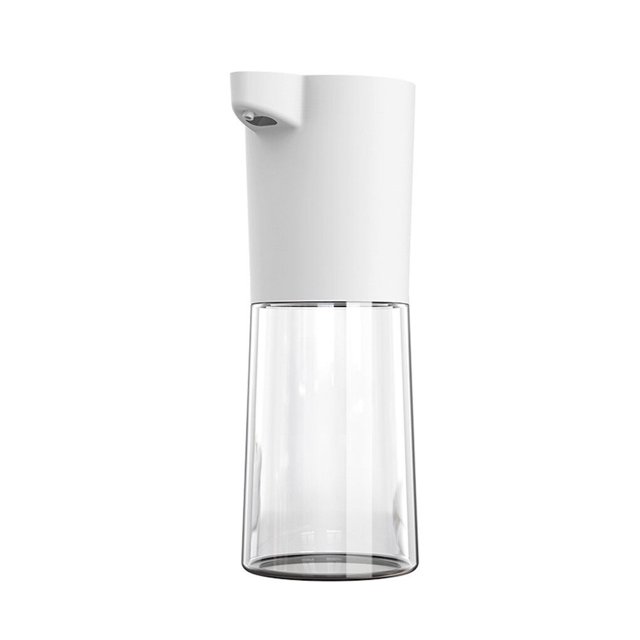 Bewildely Dispensador automático de espuma por inducción de 500ml, contenedor táctil con Sensor IR manos libres para baño con espuma Juegos de accesorios de baño