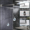 thumbnail image 3 of Cesinkin, 2 Modes 1.8 GPM Wall Mounted Showerhead 5 Piece, 3 of 5
