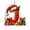 J, variant on LEFXSMR Christmas Letter Ornaments, Red Initial Ornaments with Santa Hat Gift, Letters Christmas Decorations for Christmas Tree Party Supplies, D
