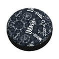 thumbnail image 3 of Gaeub Anchor and Lighthouse 14-17in Tire Cover, Spare Tire Cover, for Camper Caravan, Trailer, Car, Truck, SUV, Jeep - 14 inch, 3 of 9