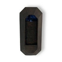23.3" H Brown Wall Fountain with LED Light