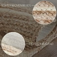 thumbnail image 4 of VHC Brands Jute Rug Half Circle with Pad, Natural and Crème, 16.5x33, 4 of 10