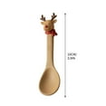 thumbnail image 4 of Cheapark Christmas Silicone Spoon - Soft-Touch Utensil for Daily Use, Festive Design for Holiday Meals & Home Kitchen Decor, 4 of 5