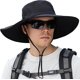 thumbnail image 3 of Sombreros de sol para hombre UPF 50+ Malla impermeable de ala ancha Cubo Sombrero de pesca Levamdar CZMR-YX35-2, 3 of 3
