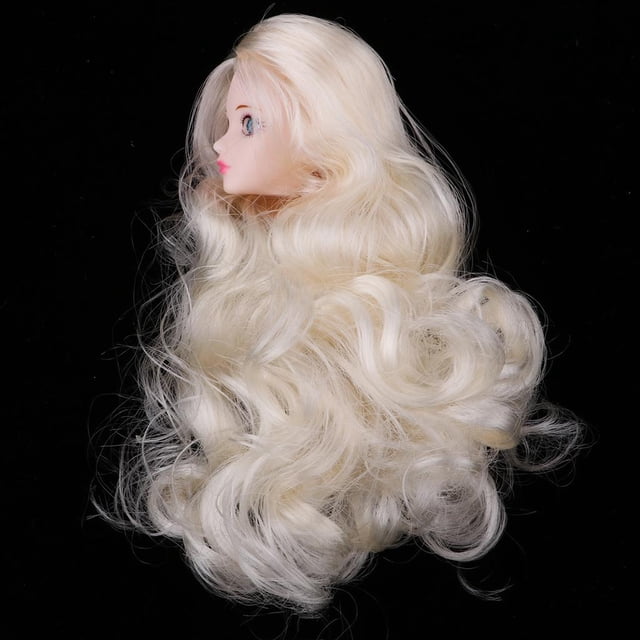 Cabeza de Maquilje para Esculpir El Cabello para 1/6 , Parte Del Cuerpo de Repuesto de Muñeca CUTICAT Peluca de cabeza de muñeca