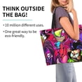 thumbnail image 3 of Invader Zim Cartoon Tote Bags Reusable Women Shoulder Bag Grocery Bag Travel Beach Shopping Work Daily Handle Bag, 3 of 8