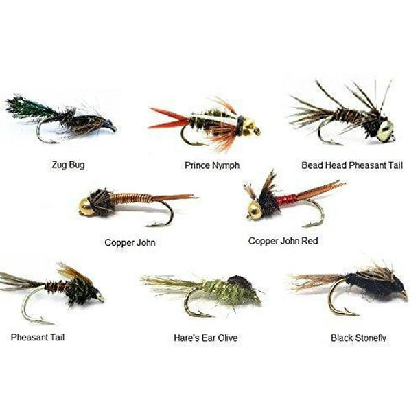 Wet Fly Assortment 16 Popular Nymphs 8 Patterns in Sizes 1218