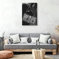 thumbnail image 2 of Rhinestone Money Bag & Heels Canvas Wall Art, Glam Luxury Fashion Decor, Black And White Fashion Artwork For Living Room, Ready To Hang, 2 of 5